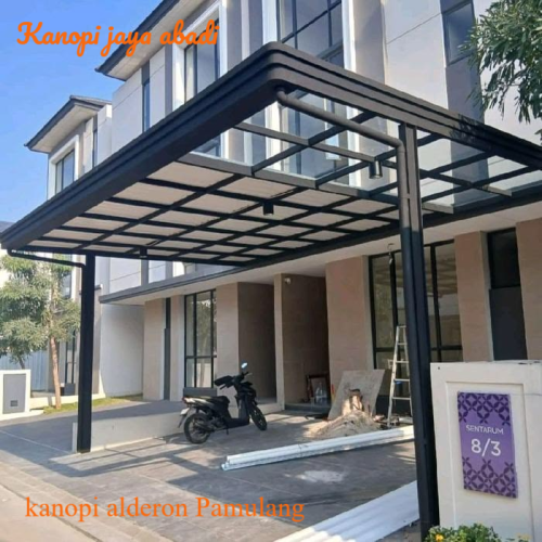 kanopi alderon cocok untuk hunian di Pamulang